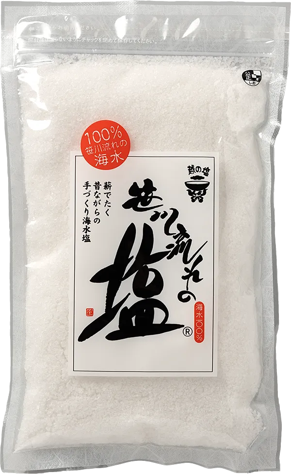 笹川流れの塩 350g